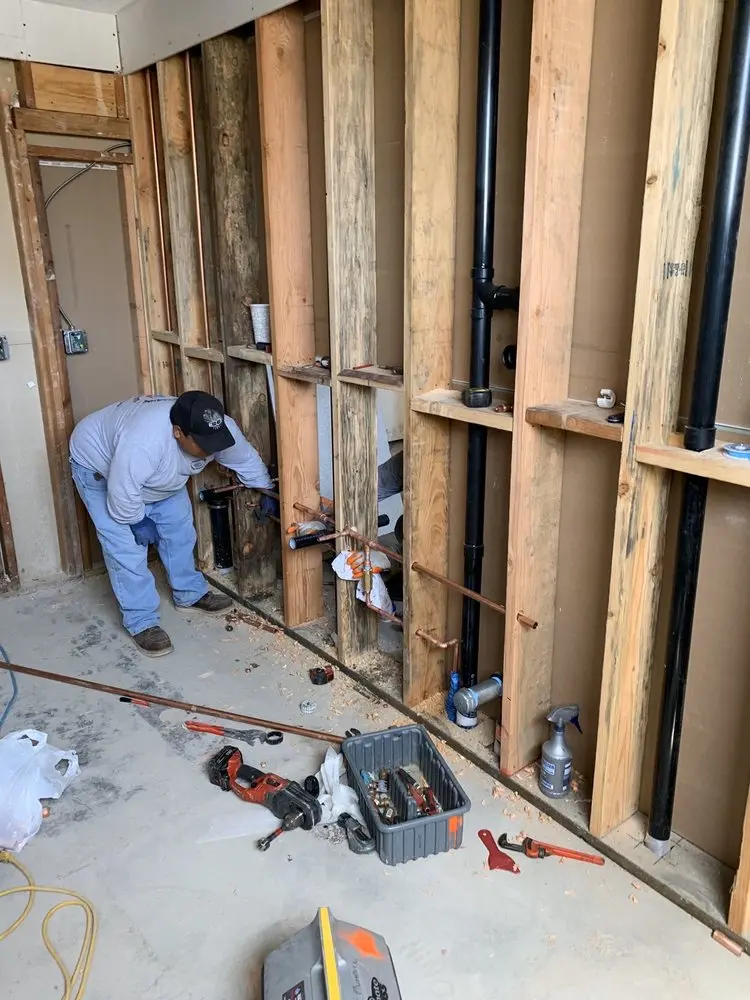 Commercial rough-in plumbing for Trenchless Sewer Repair in Alameda